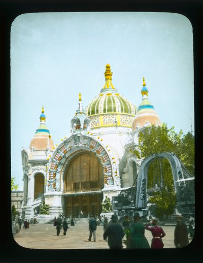 Pariser Weltausstellung: Palast der Metallurgie und Bergwerke, 1900 von French Photographer